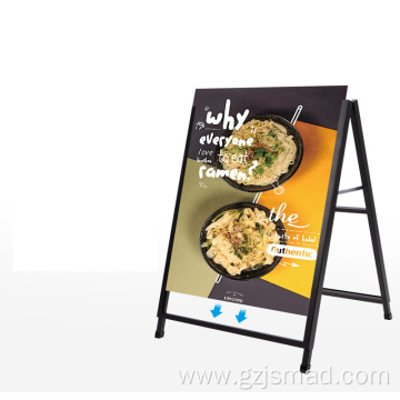 Sidewalk Folding A Frame Holder For Outdoor Advertisement